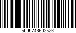 Código de barras (EAN, GTIN, SKU, ISBN): '5099746603526'