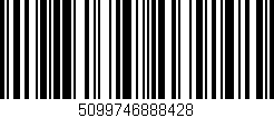 Código de barras (EAN, GTIN, SKU, ISBN): '5099746888428'