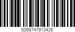 Código de barras (EAN, GTIN, SKU, ISBN): '5099747913426'