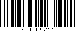 Código de barras (EAN, GTIN, SKU, ISBN): '5099749207127'
