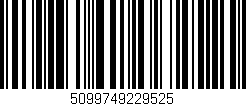 Código de barras (EAN, GTIN, SKU, ISBN): '5099749229525'