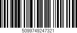 Código de barras (EAN, GTIN, SKU, ISBN): '5099749247321'