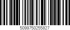 Código de barras (EAN, GTIN, SKU, ISBN): '5099750255827'