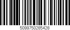 Código de barras (EAN, GTIN, SKU, ISBN): '5099750285428'