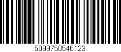 Código de barras (EAN, GTIN, SKU, ISBN): '5099750546123'