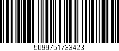 Código de barras (EAN, GTIN, SKU, ISBN): '5099751733423'