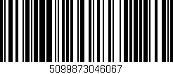 Código de barras (EAN, GTIN, SKU, ISBN): '5099873046067'