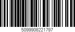 Código de barras (EAN, GTIN, SKU, ISBN): '5099908221797'