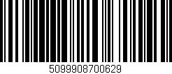 Código de barras (EAN, GTIN, SKU, ISBN): '5099908700629'