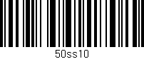 Código de barras (EAN, GTIN, SKU, ISBN): '50ss10'