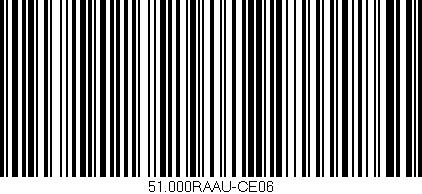 Código de barras (EAN, GTIN, SKU, ISBN): '51.000RAAU-CE06'