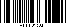 Código de barras (EAN, GTIN, SKU, ISBN): '51000214249'