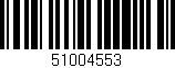 Código de barras (EAN, GTIN, SKU, ISBN): '51004553'