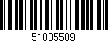 Código de barras (EAN, GTIN, SKU, ISBN): '51005509'
