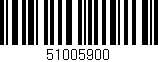 Código de barras (EAN, GTIN, SKU, ISBN): '51005900'