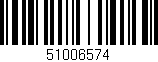 Código de barras (EAN, GTIN, SKU, ISBN): '51006574'