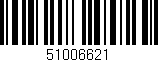 Código de barras (EAN, GTIN, SKU, ISBN): '51006621'