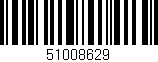 Código de barras (EAN, GTIN, SKU, ISBN): '51008629'