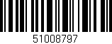 Código de barras (EAN, GTIN, SKU, ISBN): '51008797'
