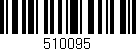 Código de barras (EAN, GTIN, SKU, ISBN): '510095'
