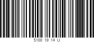 Código de barras (EAN, GTIN, SKU, ISBN): '5100_18_14_U'