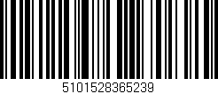 Código de barras (EAN, GTIN, SKU, ISBN): '5101528365239'