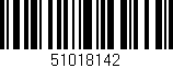 Código de barras (EAN, GTIN, SKU, ISBN): '51018142'