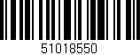 Código de barras (EAN, GTIN, SKU, ISBN): '51018550'