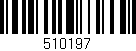 Código de barras (EAN, GTIN, SKU, ISBN): '510197'