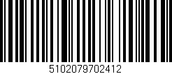 Código de barras (EAN, GTIN, SKU, ISBN): '5102079702412'