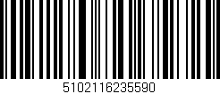 Código de barras (EAN, GTIN, SKU, ISBN): '5102116235590'