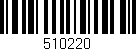 Código de barras (EAN, GTIN, SKU, ISBN): '510220'