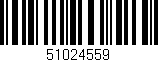 Código de barras (EAN, GTIN, SKU, ISBN): '51024559'