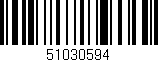 Código de barras (EAN, GTIN, SKU, ISBN): '51030594'