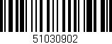 Código de barras (EAN, GTIN, SKU, ISBN): '51030902'
