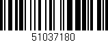 Código de barras (EAN, GTIN, SKU, ISBN): '51037180'