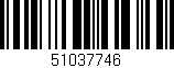 Código de barras (EAN, GTIN, SKU, ISBN): '51037746'