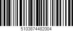 Código de barras (EAN, GTIN, SKU, ISBN): '5103874482004'