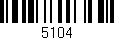 Código de barras (EAN, GTIN, SKU, ISBN): '5104'