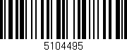 Código de barras (EAN, GTIN, SKU, ISBN): '5104495'