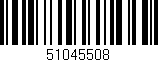 Código de barras (EAN, GTIN, SKU, ISBN): '51045508'