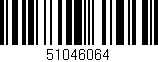 Código de barras (EAN, GTIN, SKU, ISBN): '51046064'