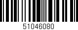 Código de barras (EAN, GTIN, SKU, ISBN): '51046080'