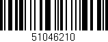 Código de barras (EAN, GTIN, SKU, ISBN): '51046210'