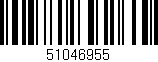 Código de barras (EAN, GTIN, SKU, ISBN): '51046955'