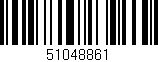 Código de barras (EAN, GTIN, SKU, ISBN): '51048861'