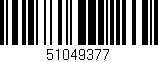 Código de barras (EAN, GTIN, SKU, ISBN): '51049377'