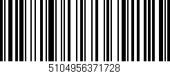 Código de barras (EAN, GTIN, SKU, ISBN): '5104956371728'