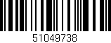 Código de barras (EAN, GTIN, SKU, ISBN): '51049738'
