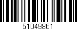 Código de barras (EAN, GTIN, SKU, ISBN): '51049861'
